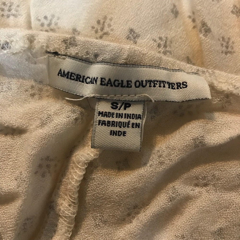 American Eagle Cream Fit And Flare Dress - Picture 7 of 8